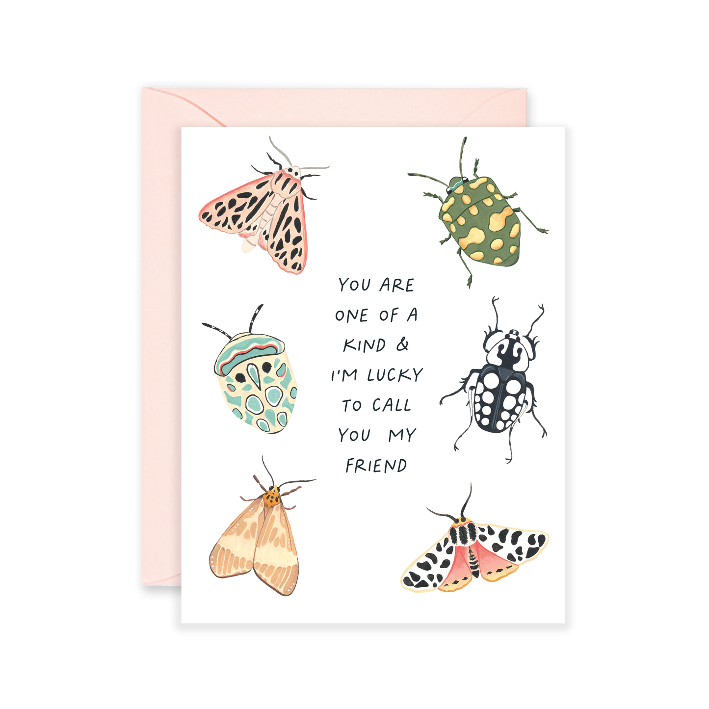 UNIQUE BUG GREETING CARD