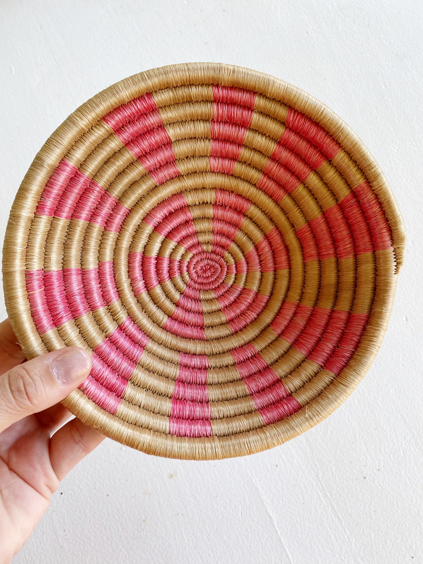PINK SUN RAYS EXTRA SMALL BASKET