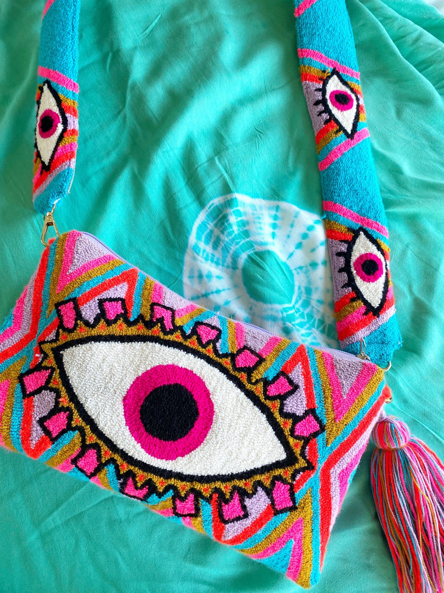 EVIL EYE CROSSBODY BAG