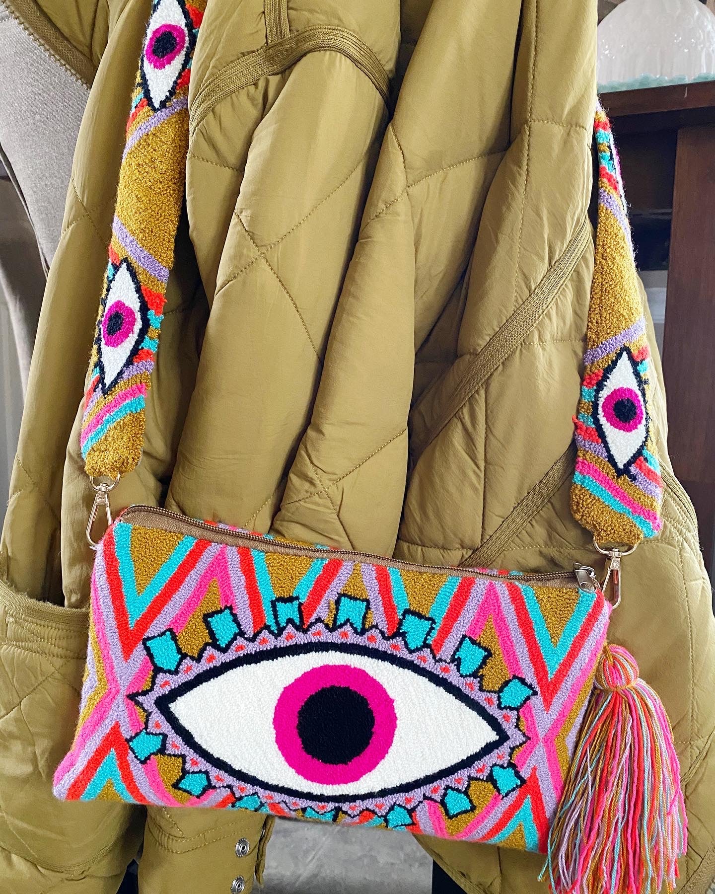 EVIL EYE CROSSBODY BAG