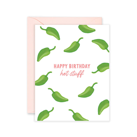 JALAPEÑO “HOT STUFF” GREETING CARD