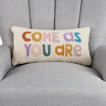 COME AS YOU ARE HOOK PILLOW