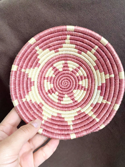 MUAVE SUN SHAPED EXTRA SMALL BASKET