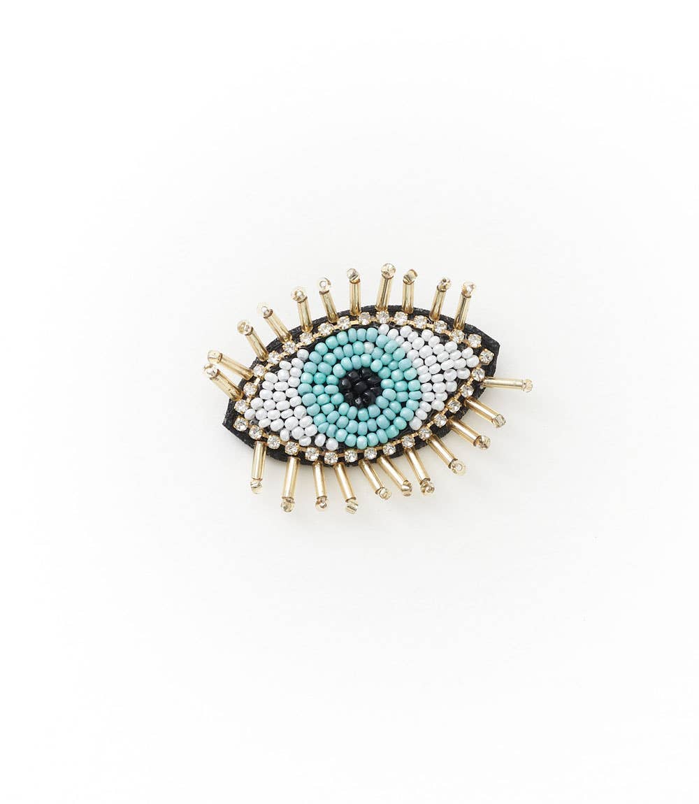 EVIL EYE BROOCH