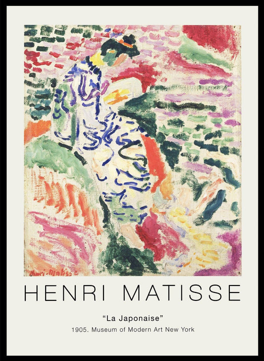 LA JAPONAISE: WOMAN BESIDE THE WATER 1905, HENRI MATISSE PRINT