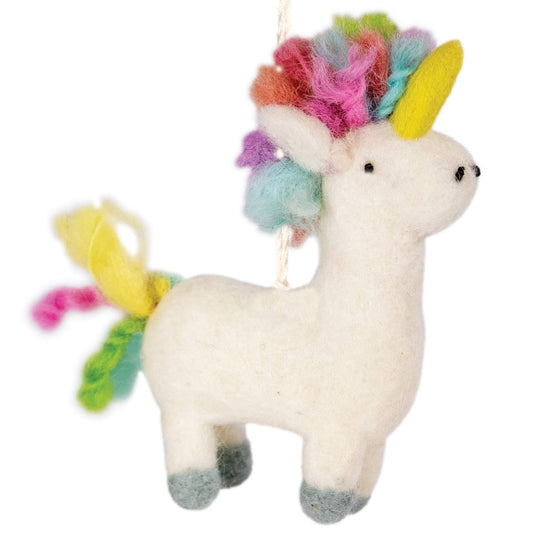 RAINBOW UNICORN ORNAMENT