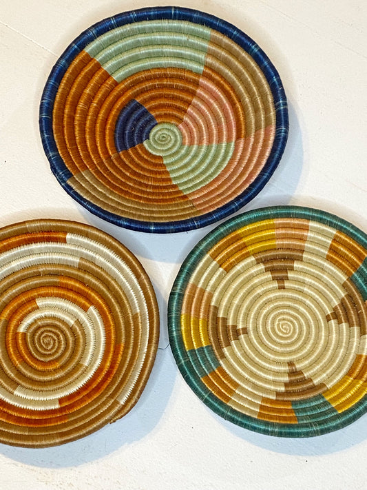 MULTI-COLORED TEAL EXTRA SMALL BASKET