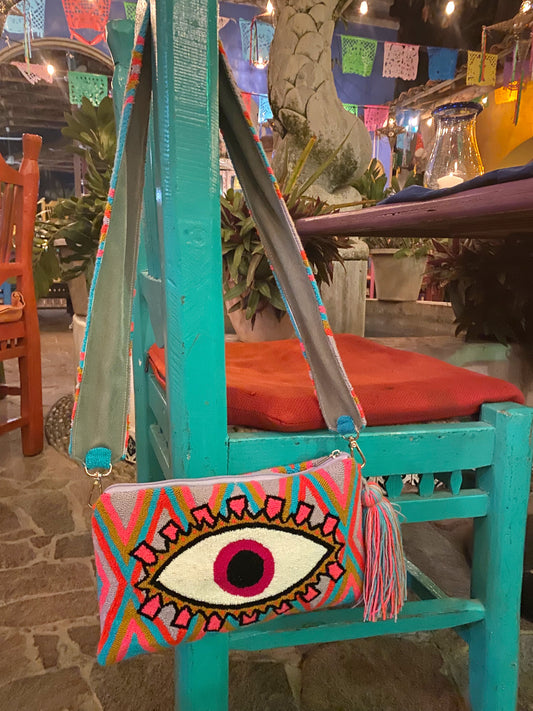 EVIL EYE CROSSBODY BAG